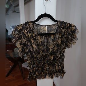 Free People shirt, multicolor, size Small